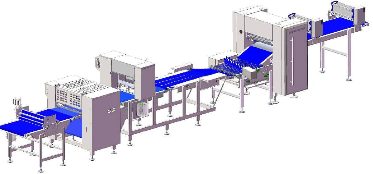Croissants Making-Up Line