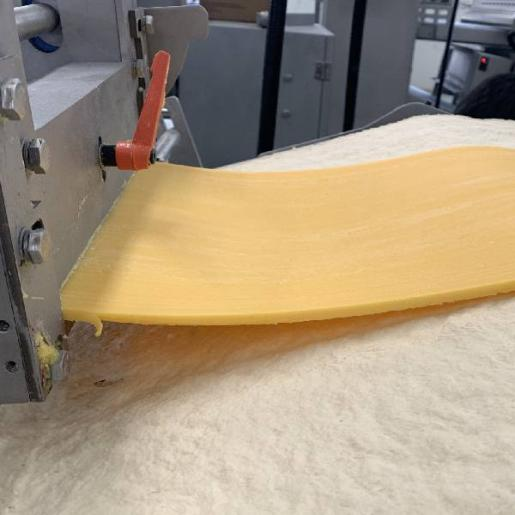 Industrial pastry sheet laminating line