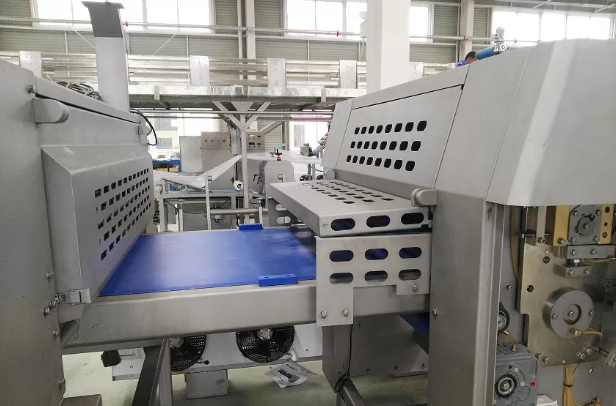 High Capacity Pizza Pita Dough Forming Line with Intermediate Proofer
