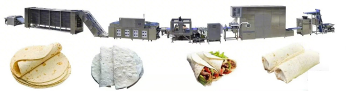 Fully Automated Tortilla Manufacturing Line for Large Volumes Fully Automated Tortilla Manufacturing Line for Large Volumes