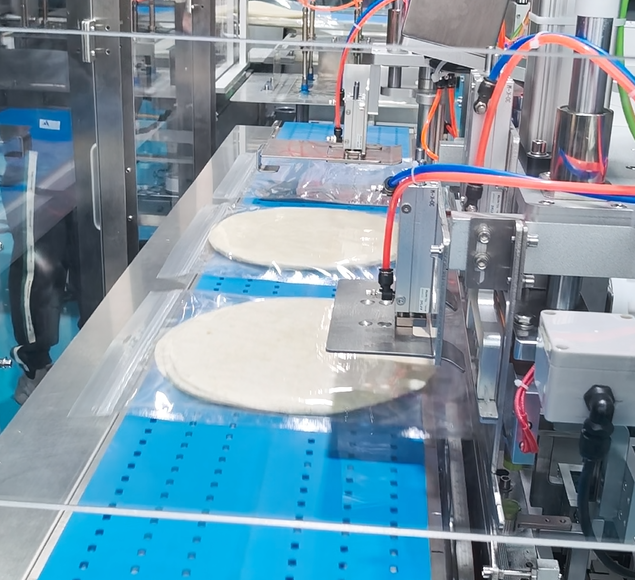 Tortilla Bread Zipper Pouch Packaging Machine 